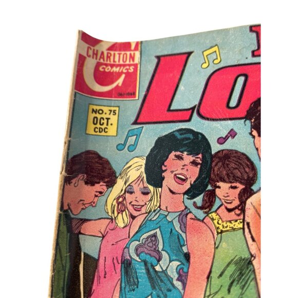 Charlton Comics I Love You #75 October 1968 Vol. 1 Romantic Bagged Boarded - Picture 2 of 7
